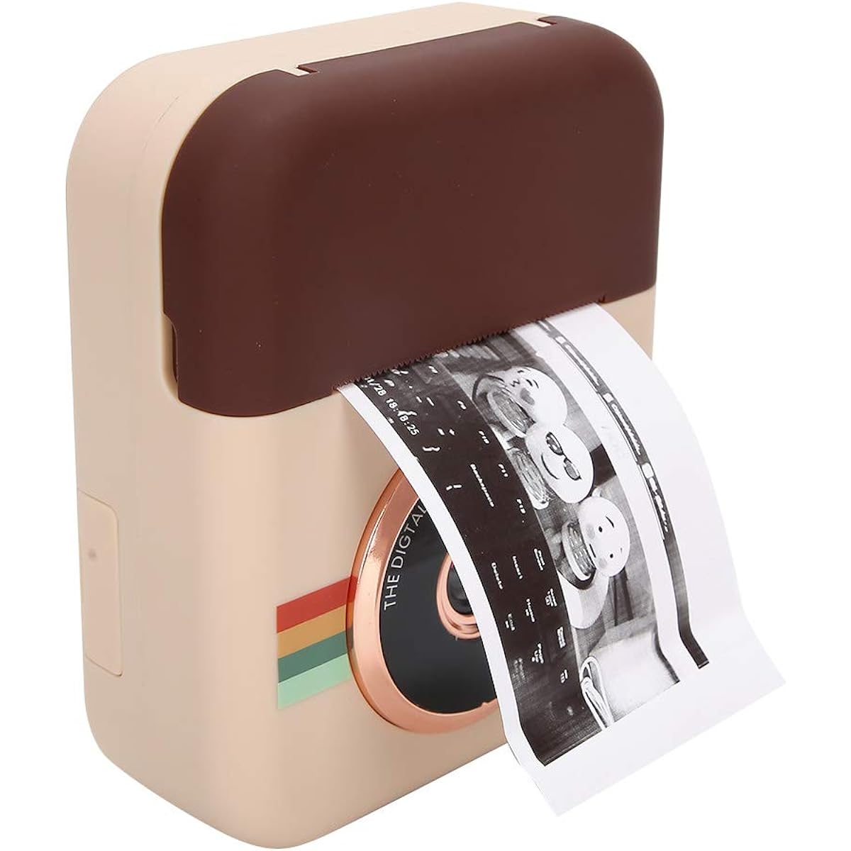 Mini Kids Print Camera 12MP DIY Graffiti Photo Cartoon Cute Digital Print Camera IPS Color Screen 1500 mAh