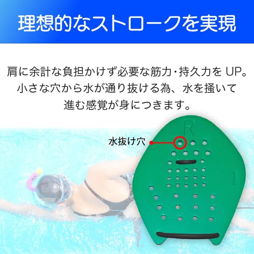 Genuine Strokemakers Swimming Paddle (M ♯2) Japanese instruction manual included Parallel import product