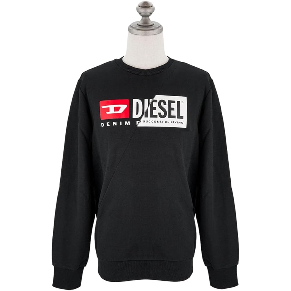 [Diesel] Sweatshirt A00349 0IAJH S-GIRK-CUTY Men's 900 BLACK Black