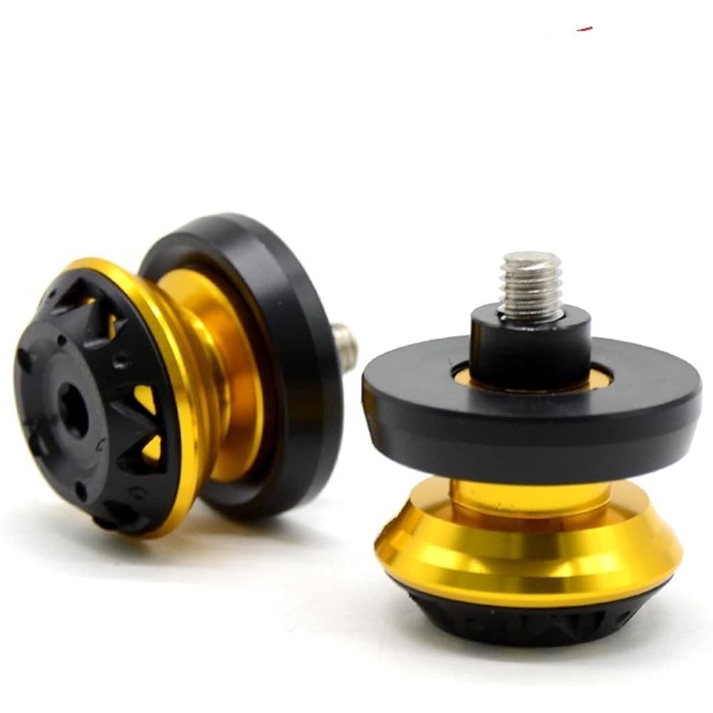 DEMUR Motorcycle Swingarm Slider Spool Stand Screw 6mm 8mm 10mm Adventure 1050 RC125 125 RC8 Super Adventure 1290 Swingarm Slider Spool (Size : 10MM green)
