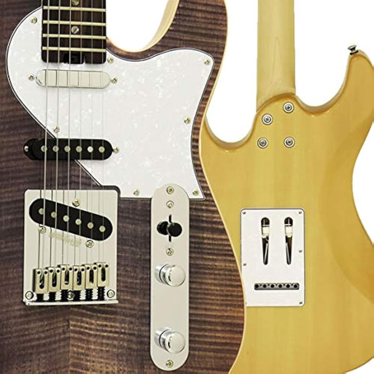 AriaPro2 Electric Guitar Beginner's 16-piece set including headphones, guitar and amPlug2 amplifier 615-AE200/LV (lavender)