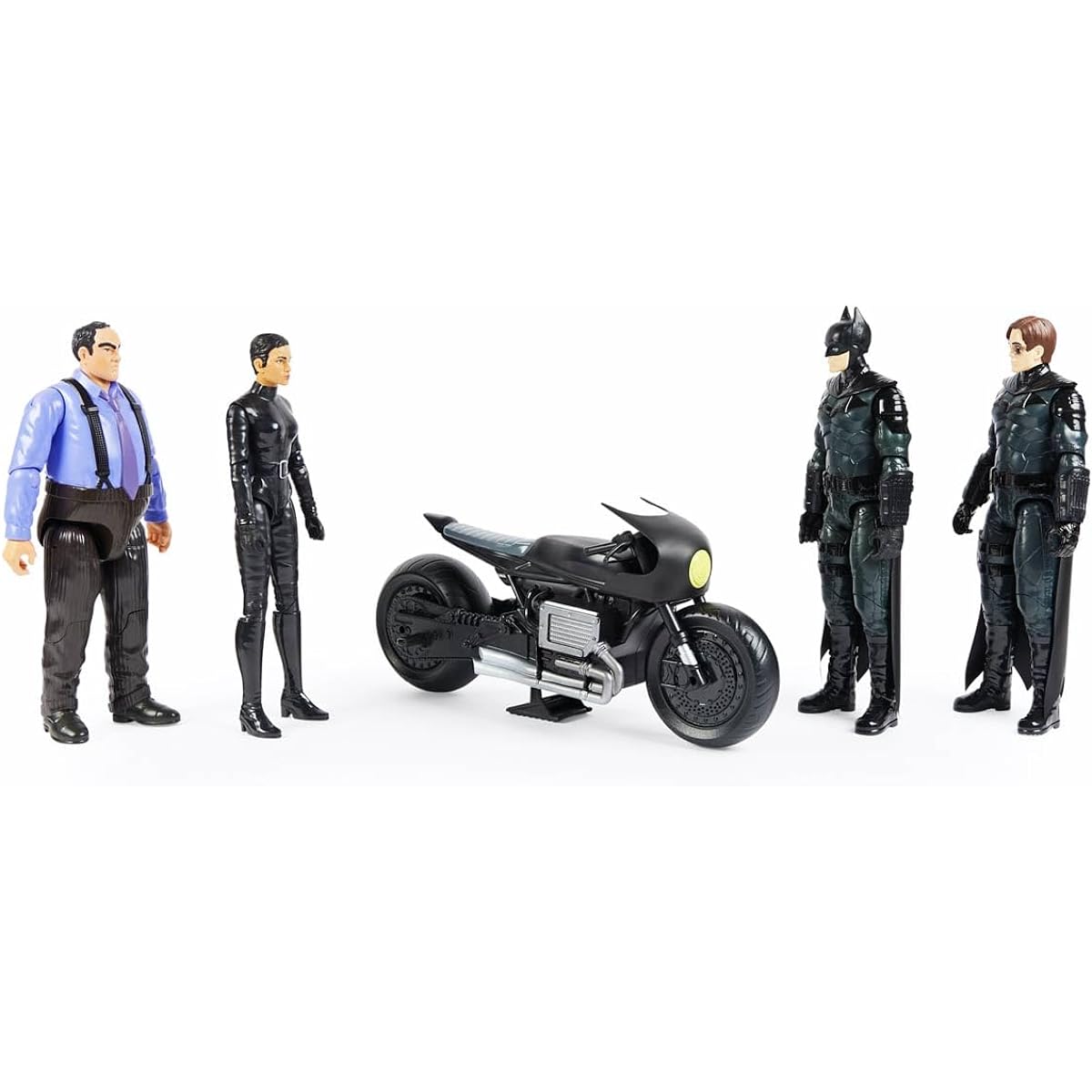DC Comics Batman Batcycle Pack with 4 Figures