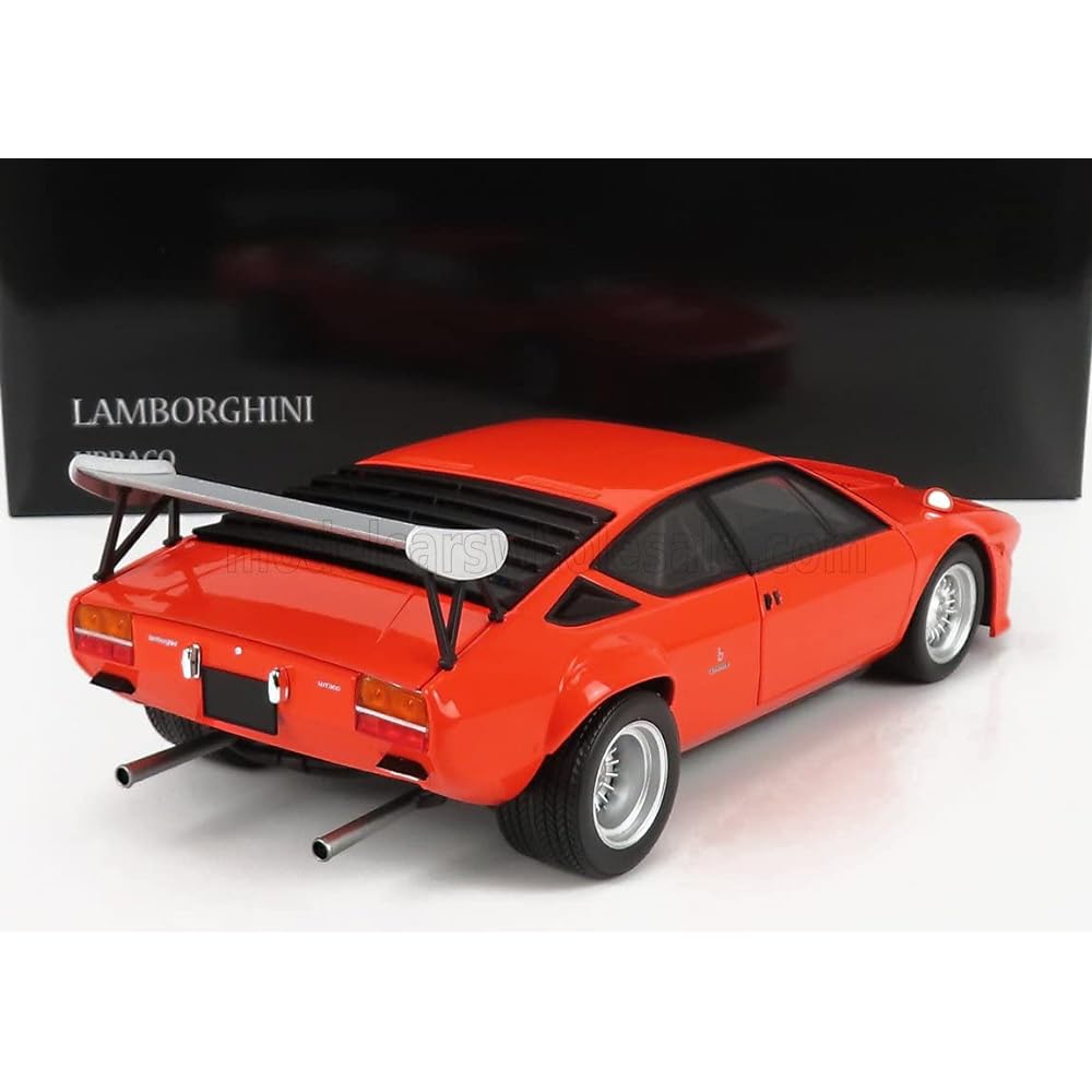 Kyosyo Original 1/18 Lamborghini Urraco Rally Orange Finished Product KS08445P