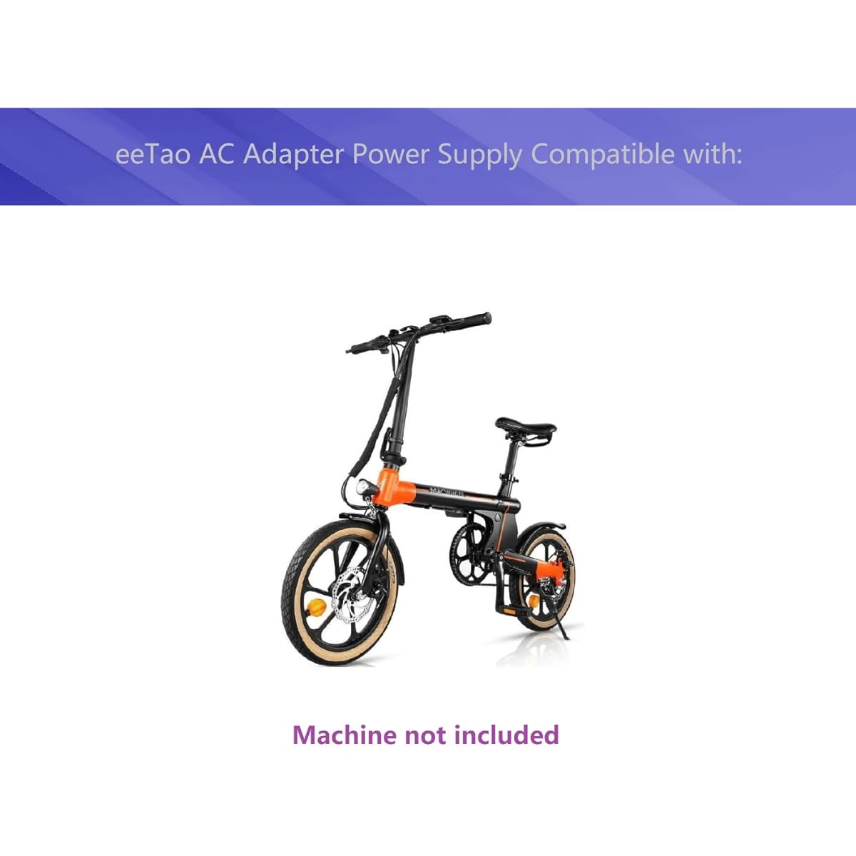 eeTao 3 Prong Connector 36V AC/DC Adapter Compatible with Macwheel LNE-16 LNE16 36V 7.5Ah Li-ion Battery Electric Folding Bike Model: 10237406 Switching Mode Power Cord Cable Charger PSU