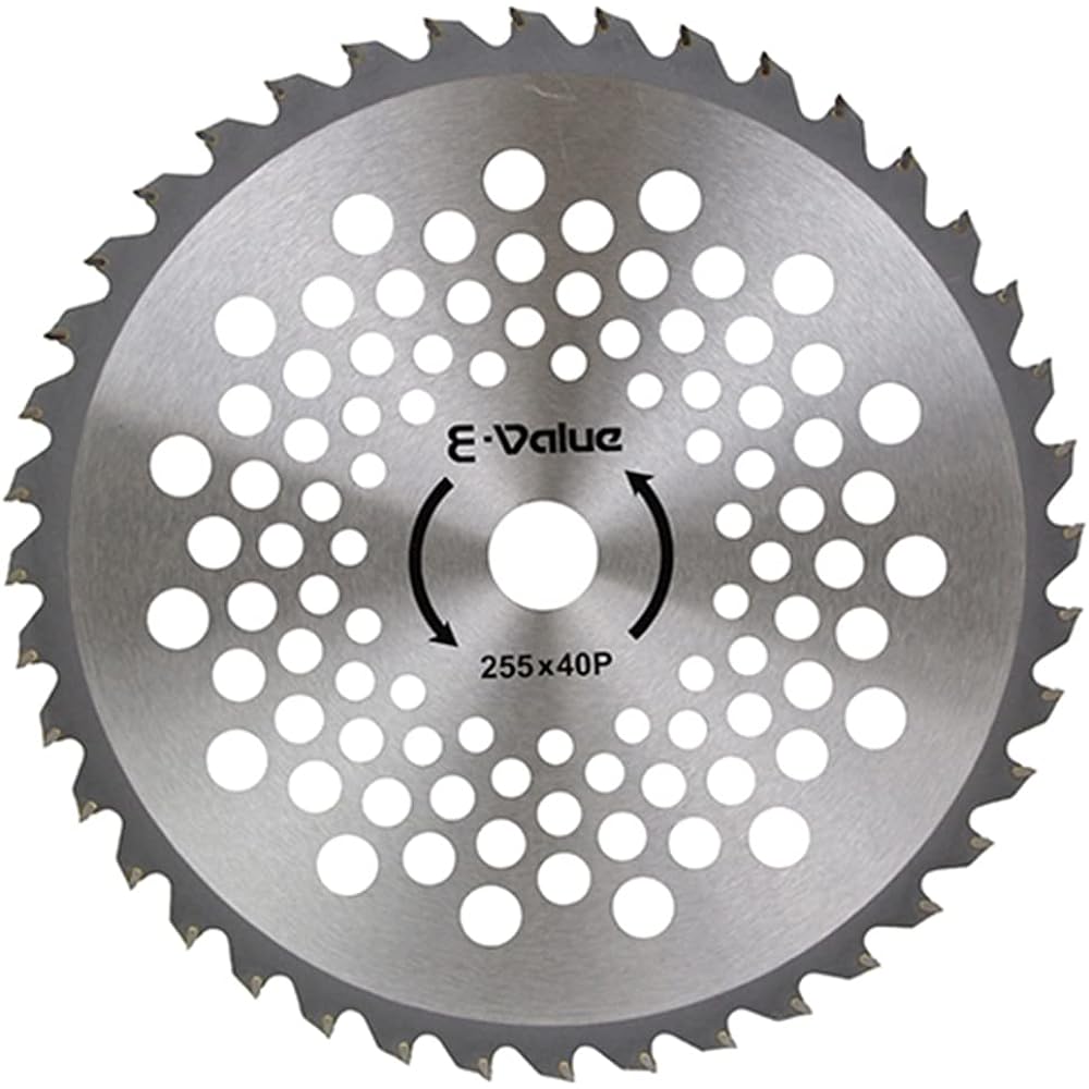 E-Value Lightweight Type Chip Saw Set of 10 ETT-255 x 40 x 10P Silver
