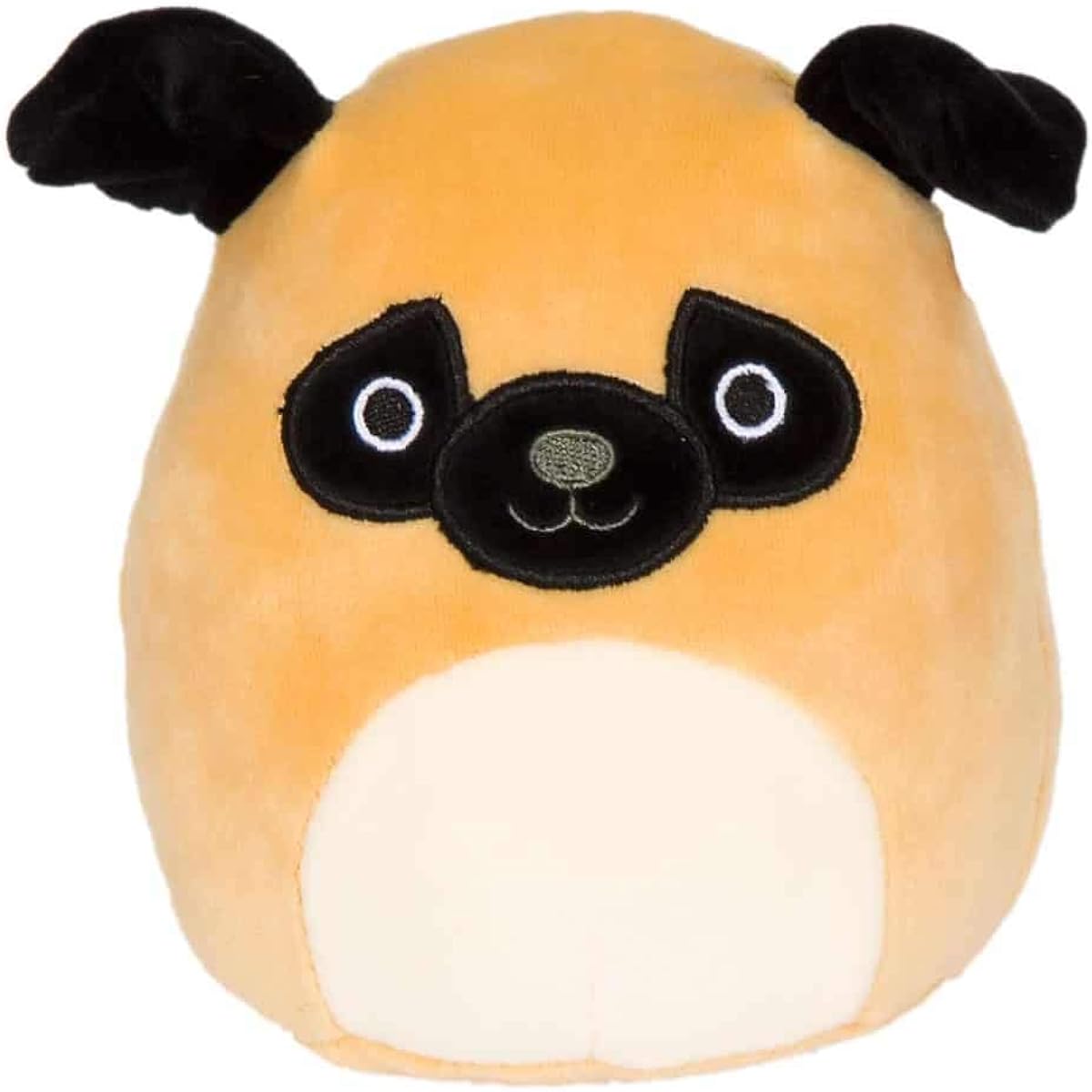 Squishmallow SQ18-015S 8" Pug Toy, Multicolor