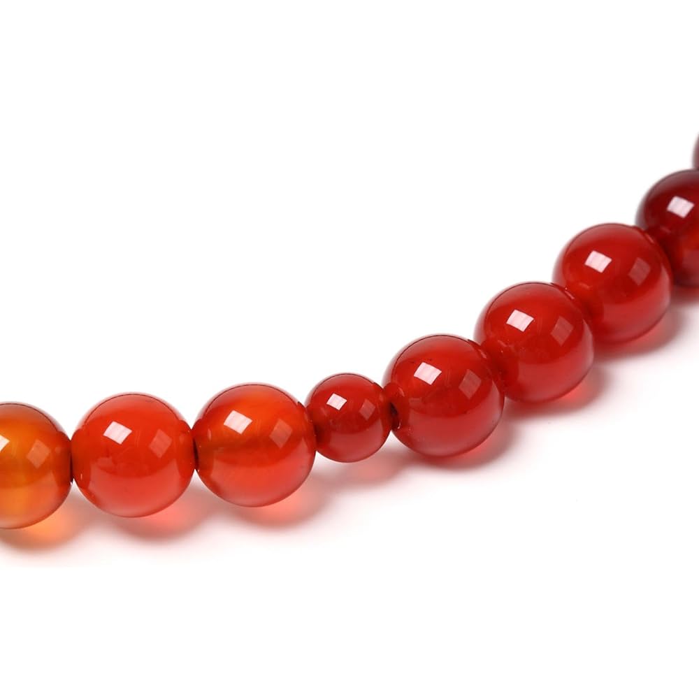 Prayer beads <Made in Japan> Women's high-quality natural stone Agate (Agate) gradation Durable Sanskrit emboss that won't crumple (100% silk) Can be used by all sects Comes with a prayer bead bag Handmade prayer beads Made in Japan Prayer beads [Long-es