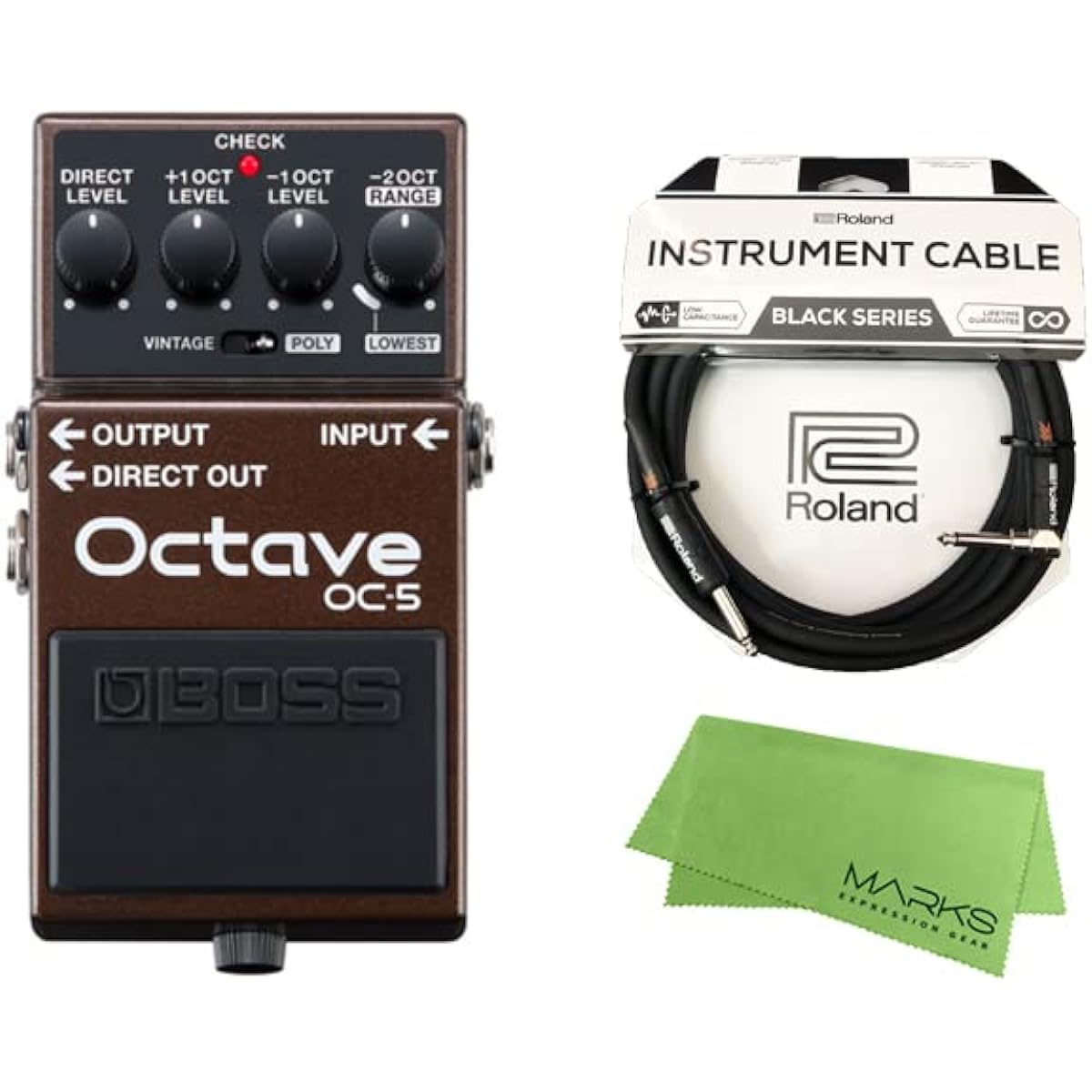 [Roland Cable + Cross Set] BOSS Octave OC-5 Octave
