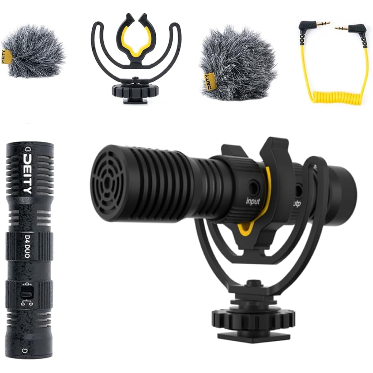 Deity V-Mic D4 Directional Shotgun Mic Condenser Recording Microphone for DSLR/iPadOS/Computer/Smartphone