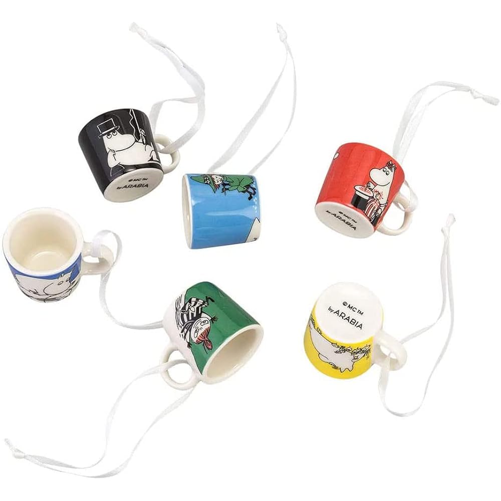 [Regular Imported Product] Moomin (Moomin by ARABIA) Mini Mug Set of 6 Classic 1028335