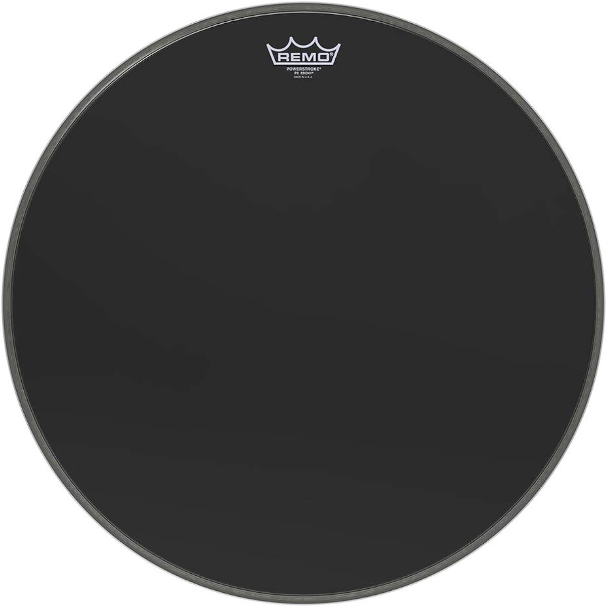 REMO Drum Head P3-20ES Power Stroke 3 for Ebony Bass Drum 20 inch
