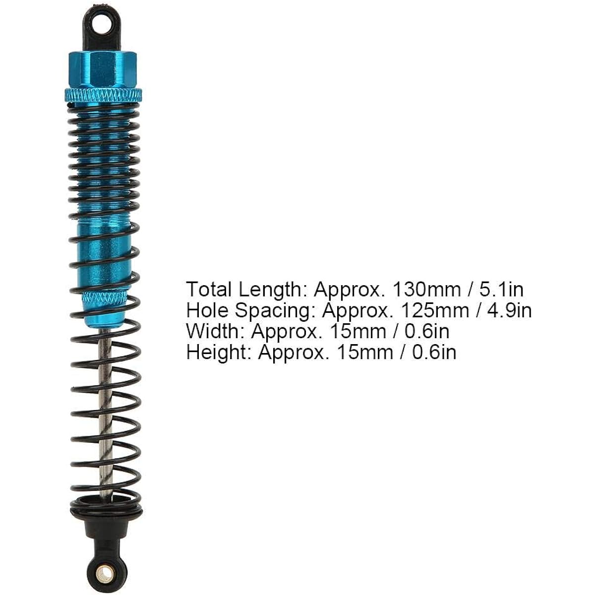 Tbest 130mm Shock Damper CNC Universal RC Car Modification Accessories Shock Strut Damper for 1/10 RC Car