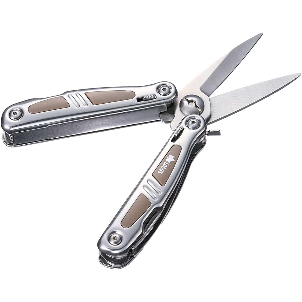 LOGOS LOGOS PRO Multi Tool 9 84330310 Silver (approx.) Width 4.4 x Depth 10 x Thickness 2.7 cm