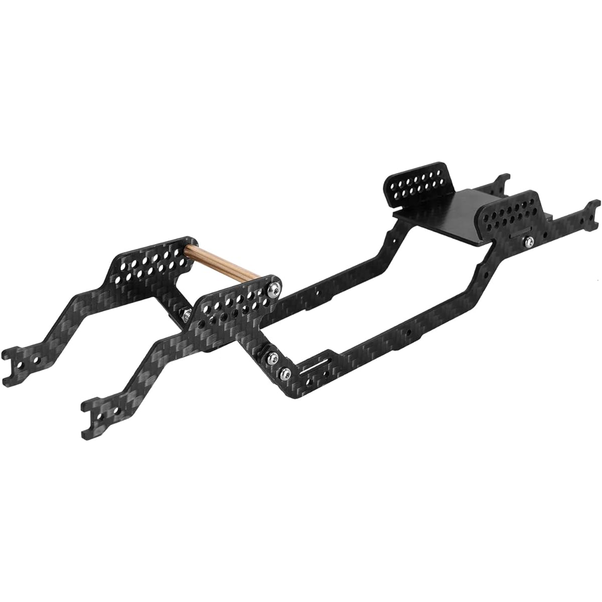 INJORA Carbon Fiber Chassis Kit LCG Frame Girder for TRX4M Defender 1/18 RC Crawler Upgrade