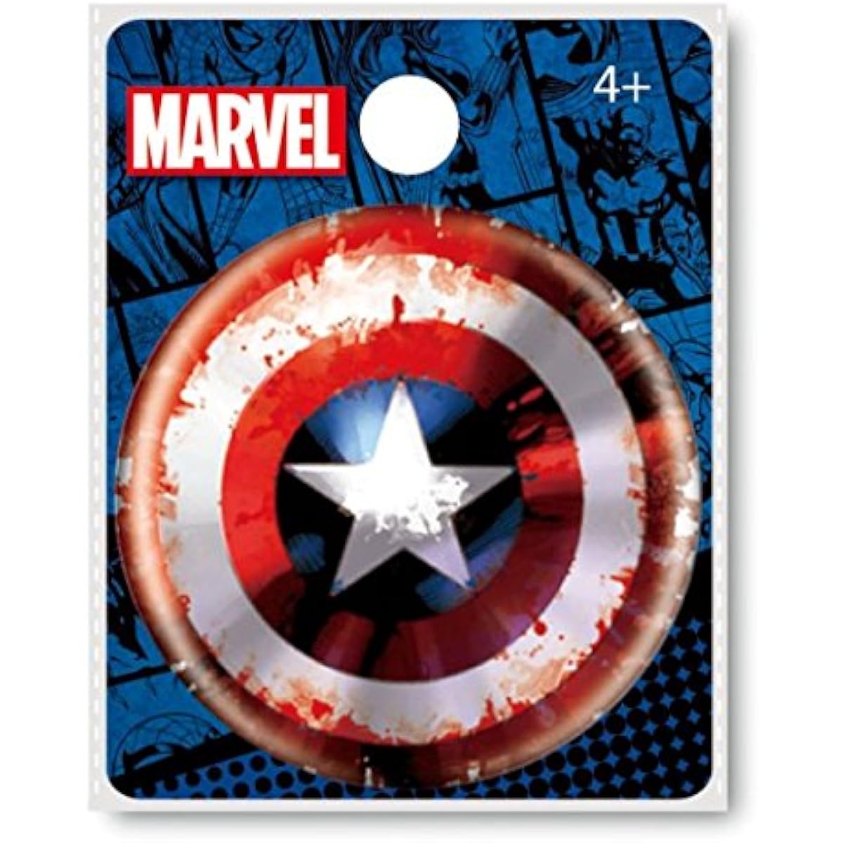 Marvel Captain America Logo Single Button Pin