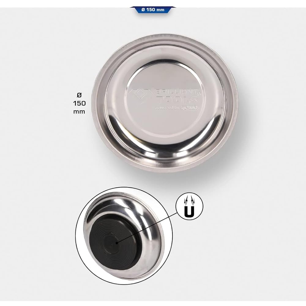 KS Tools Stainless steel magnetic tray/shell 15 cm BT691160