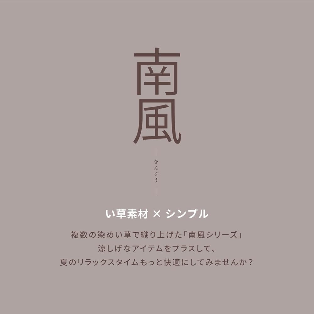 Hagiwara Igusa Hanagoza Rug "South Wind" Edoma 6 tatami mats with backing 81847660