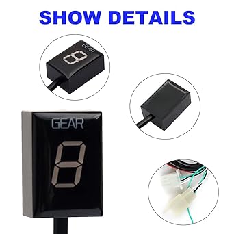 Speed Display Meter Motorcycle 1-6 Speed Digital Gear Indicator Benelli TNT125 TNT 125 BJ125-3E BJ 125-3E Accessories Gear Display Meter