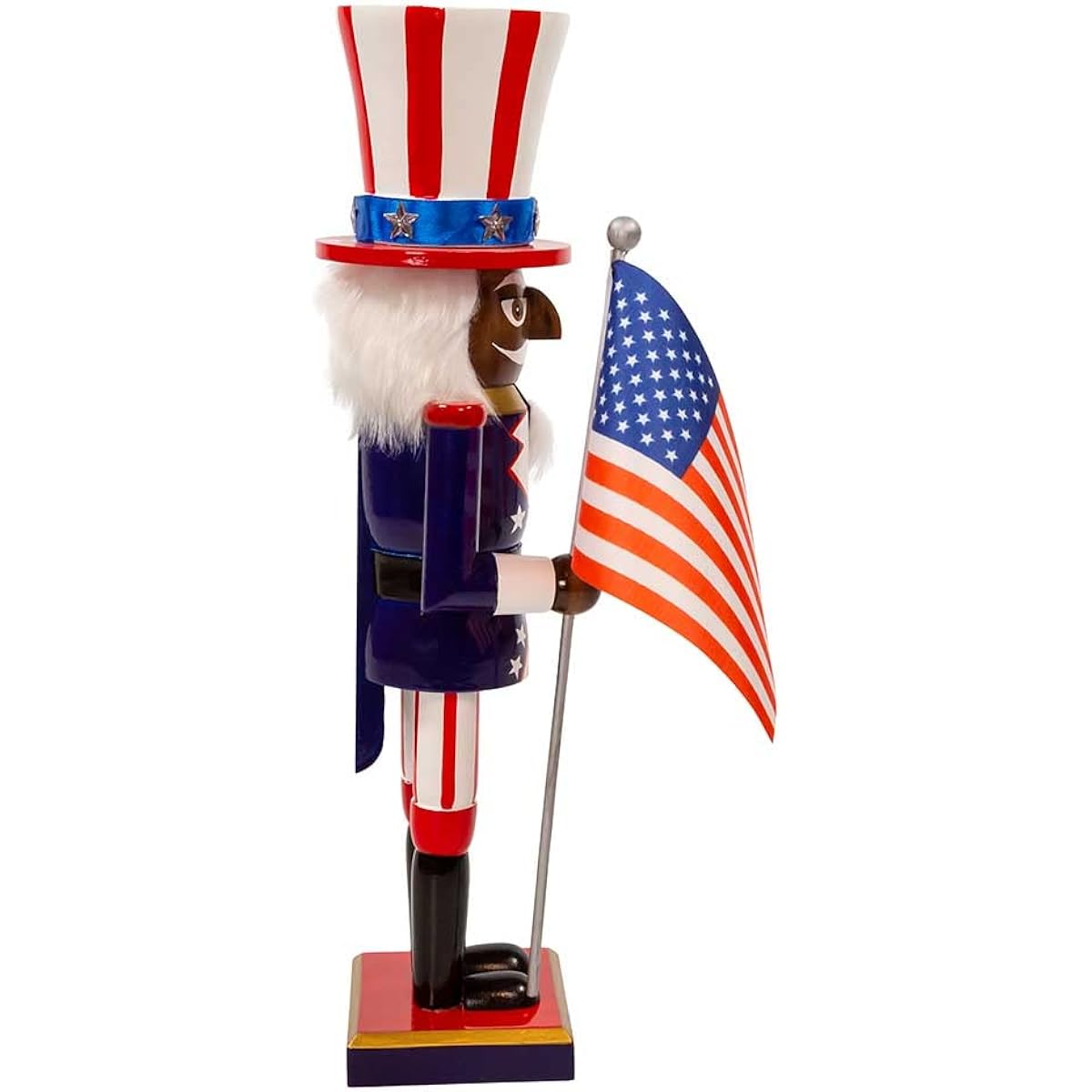 Kurt Adler 15" Patriotic African American Nutcracker
