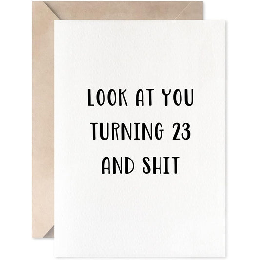 23rd Birthday Cards Funny 23 Birthday Cards for Her or Him Son Daughter Friend