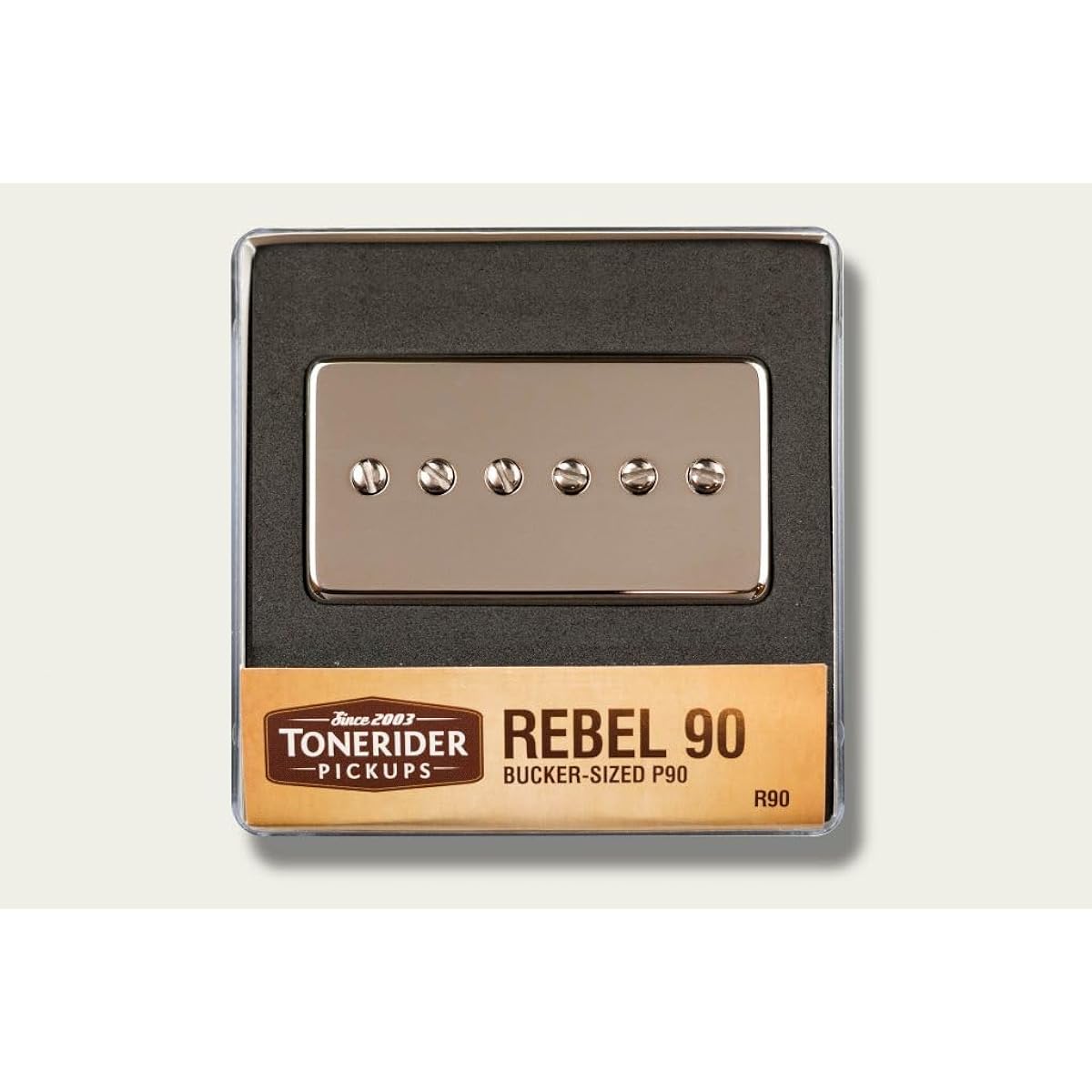 TONERIDER REBEL 90 Neck Pickup Humbucker Size P90 Nickel Cover UK Brand