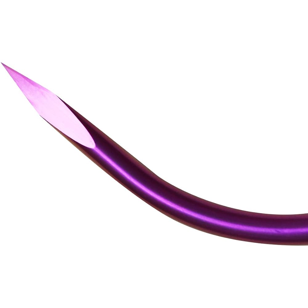 64 Titanium Triangular Pyramid Flying Gaff Extra Thick Gaff with a Thickness of φ10mm Purple Anodic Acid Coating [GAFF-03] Shiden Issen
