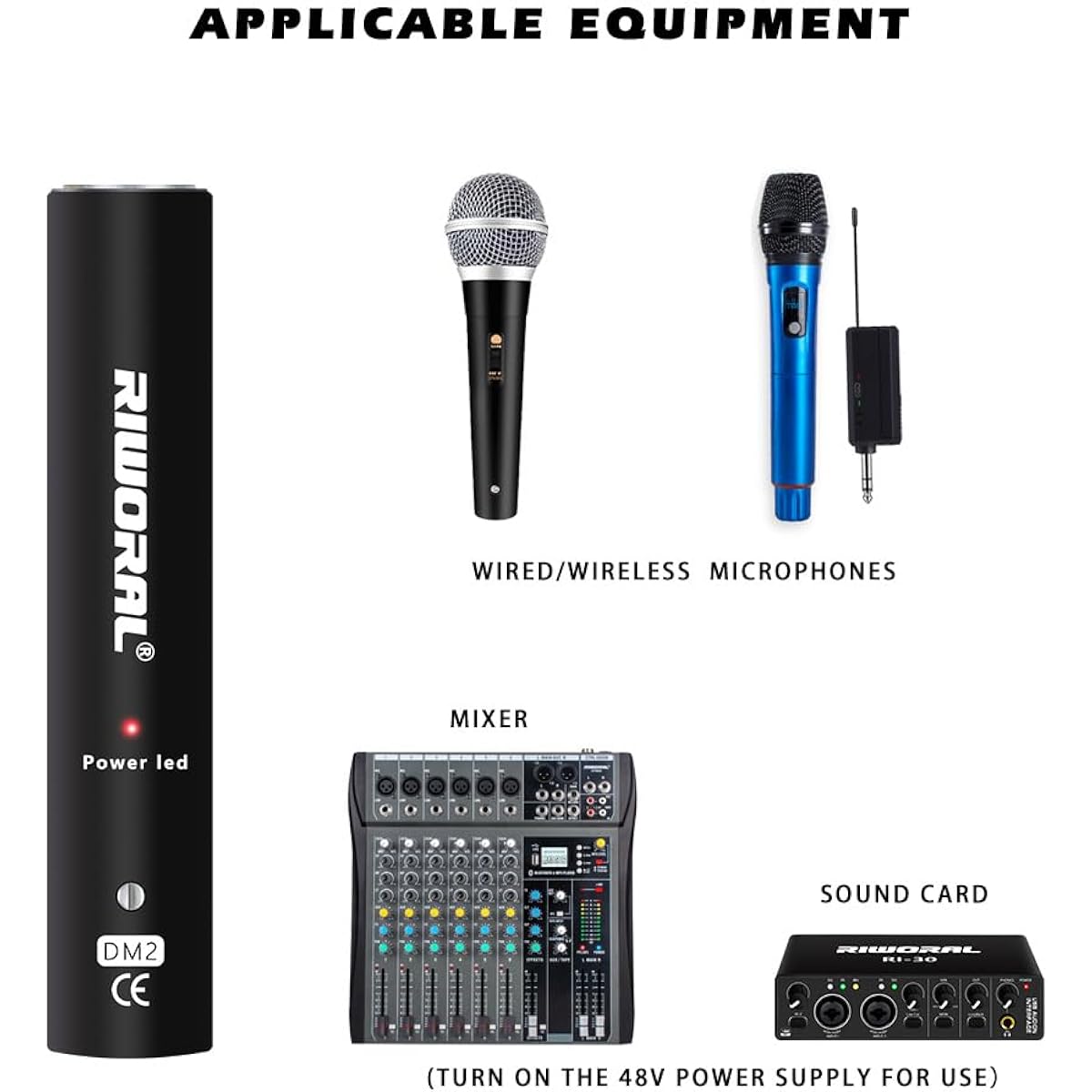 Mic Preamp Mic Gain Booster XLR Output for Dynamic and Passive Ribbon Mic Preamps