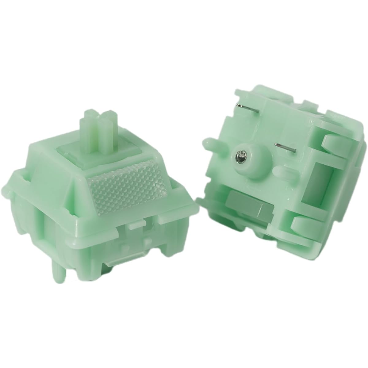 WS Morandi 35pcs Linear Mechanical Keyboard Switch, 5 Pin PCB Mount Factory Lubricated Switch 60g Spring Key Switch with POM Housing UPE Stem MX Keycaps for RGB Gaming Keyboard