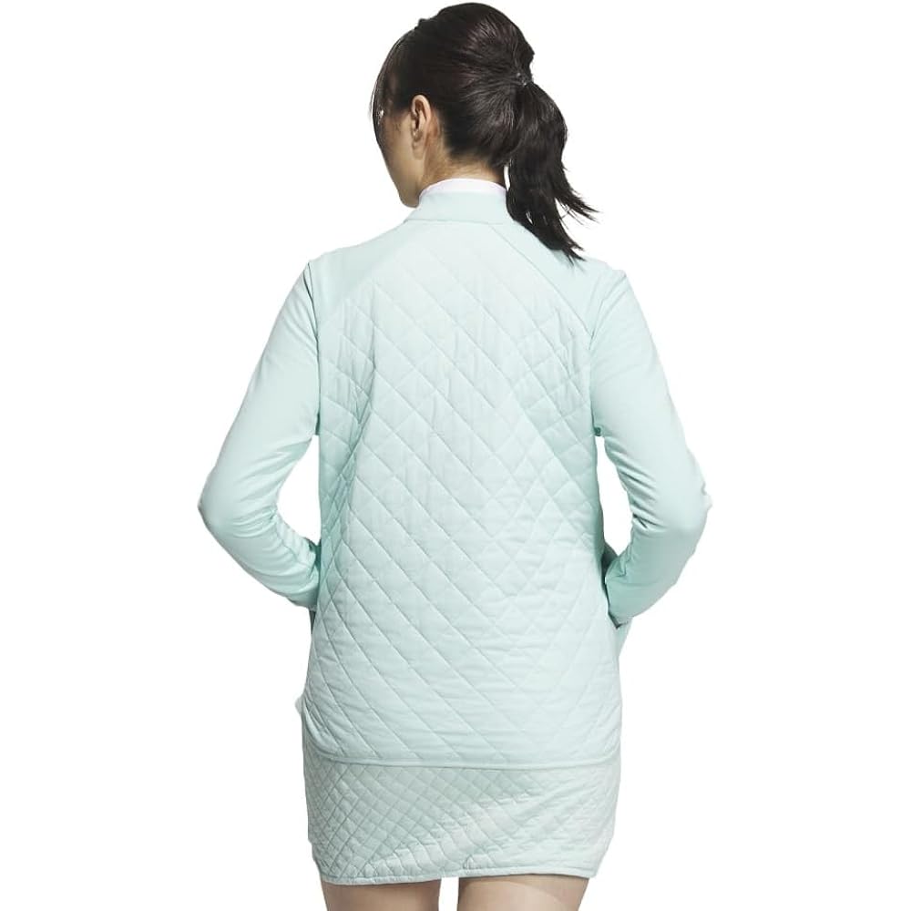 [Adidas] Golf Wear COLD. RDY Quilt Layered Full Zip Jacket MKS52-HY0857WH
