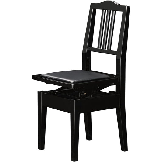 5S Piano Stool, Black, Assembly Required