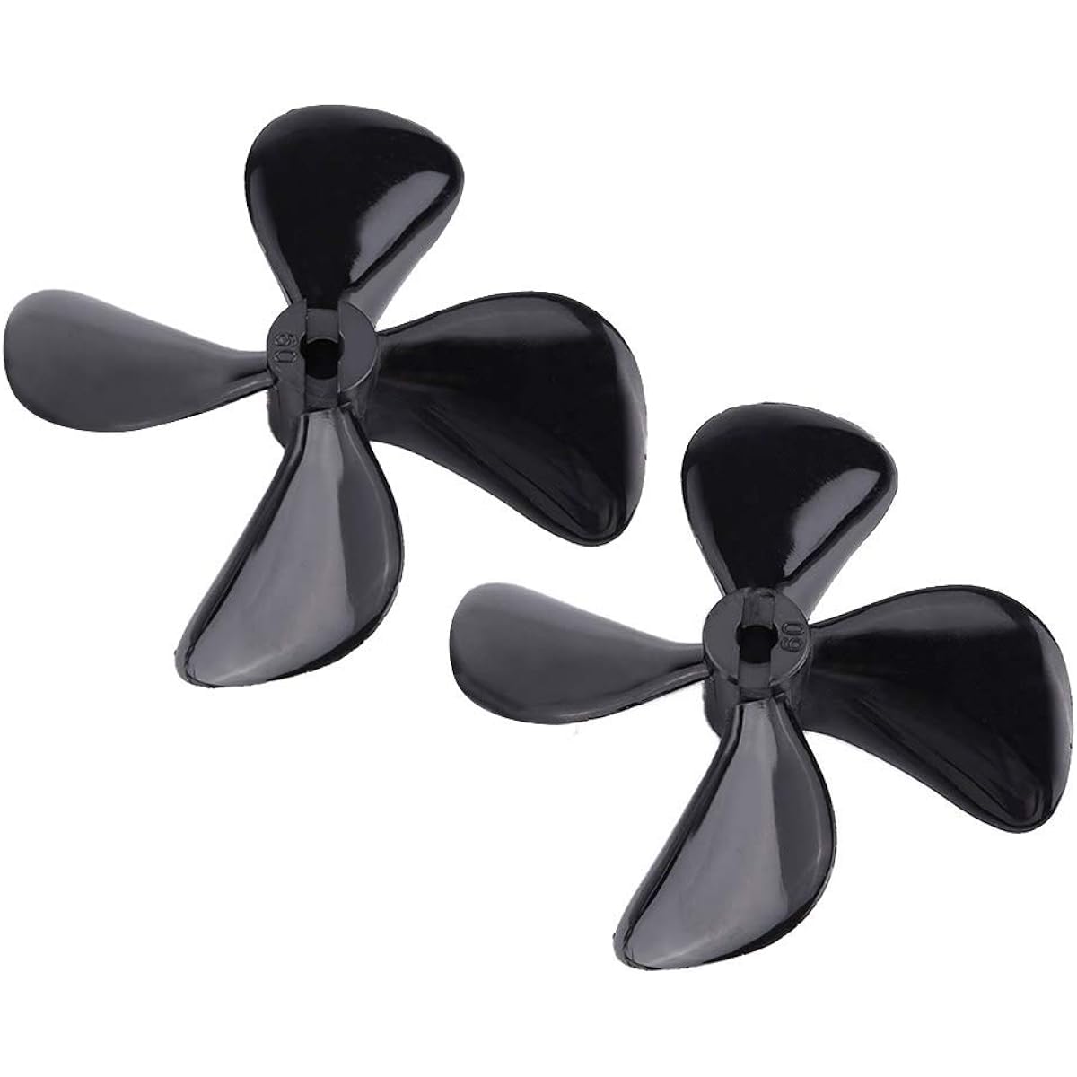 Tbest RC Boat Propellers CCW/CW 4 Blade Full Immersion Propellers RC Ship Propellers for Model Boat RC Boat Props 2pcs