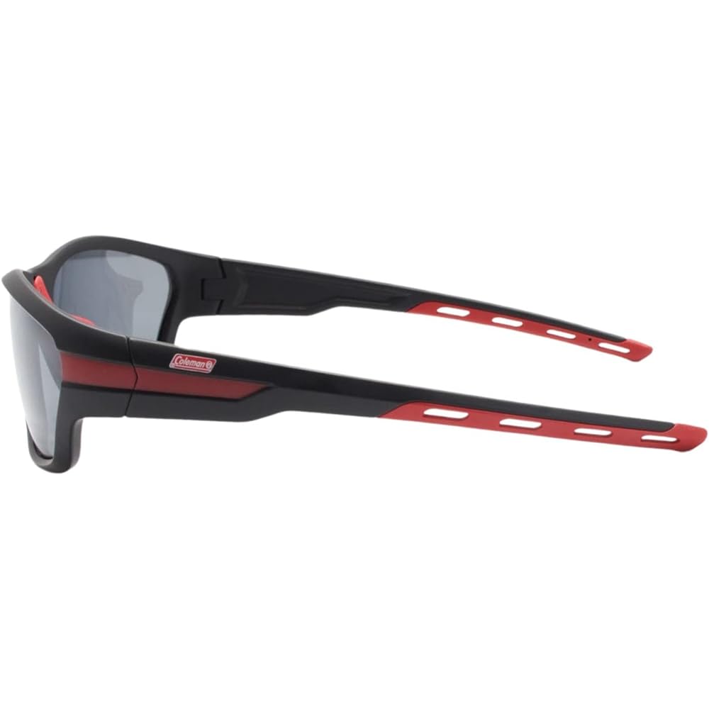 [Coleman] Sunglasses Matte Black/Red Smoke (Polarized) CO3073-1