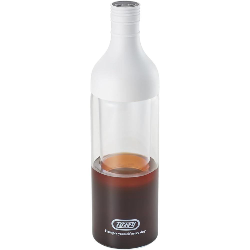 [Toffy] Electric Cold Brew Bottle K-CM11 (Pure White) Minimum 15 minutes Cold Brew Coffee Rechargeable 400mL Green Tea/Black Tea/Fruit Tea/Herbal Tea K-CM11-PW