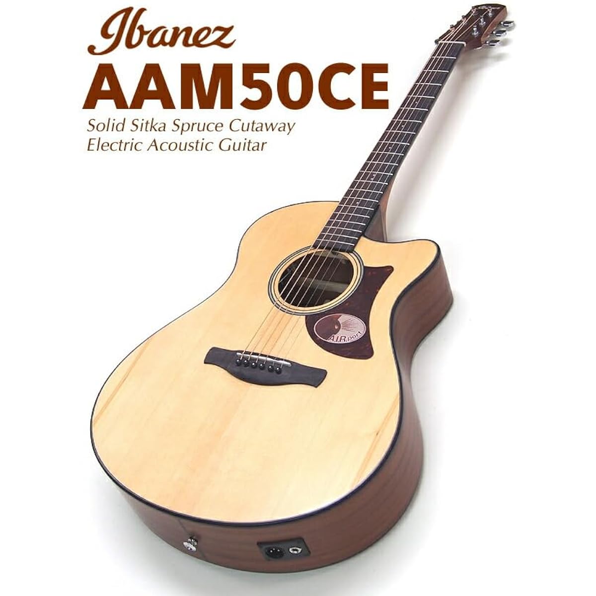 Ibanez AAM50CE OPN acoustic-electric guitar, starter 6-piece set, acoustic guitar [98765]