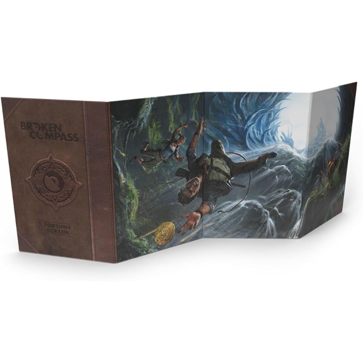 Broken Compass Adventure Narrator Acessory Kit by CMON | Adventure Movie Inspired Role Playing Game | Fun RPG for Kids and Adults | Ages 14+ | 2-5 Players | Average Playtime 120+ Minutes