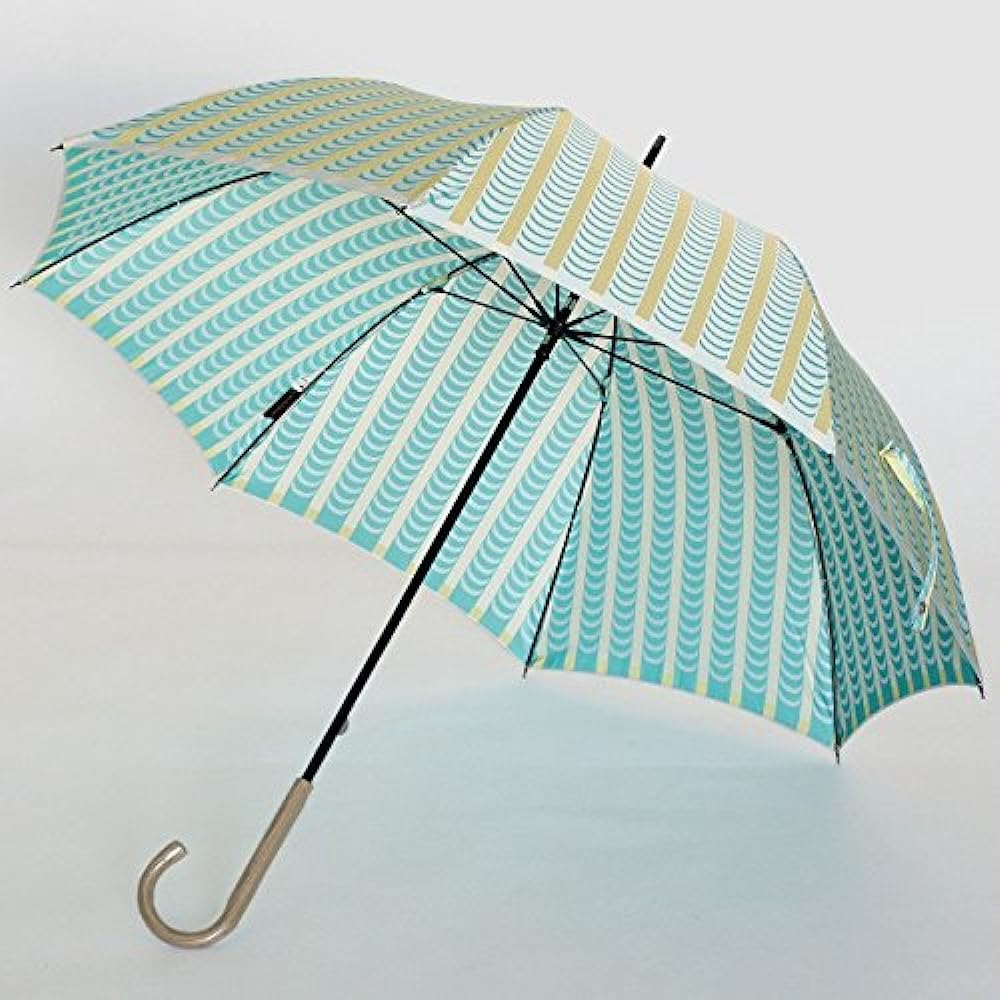 Makita Shoten + Stig Reventri DRAPES Women's Long Umbrella, Scandinavian Design, Luxury Koshu Ori, Made in Japan