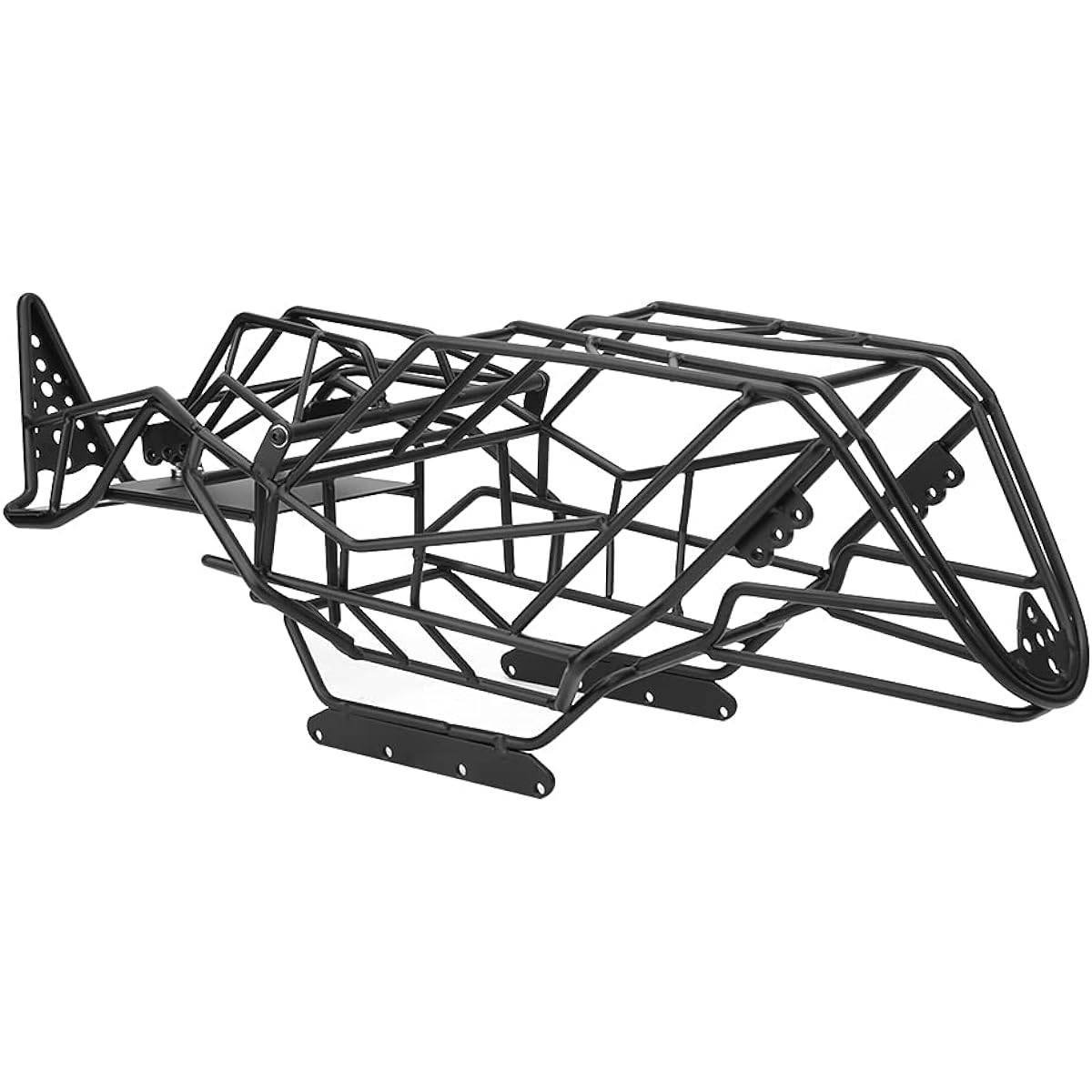 SUNGOOYUE RC Car Roll Cage Black Metal RC Car Body Frame Welded Roll Cage Body Chassis Frame for Axial Wraith 1/10 Scale RC Car