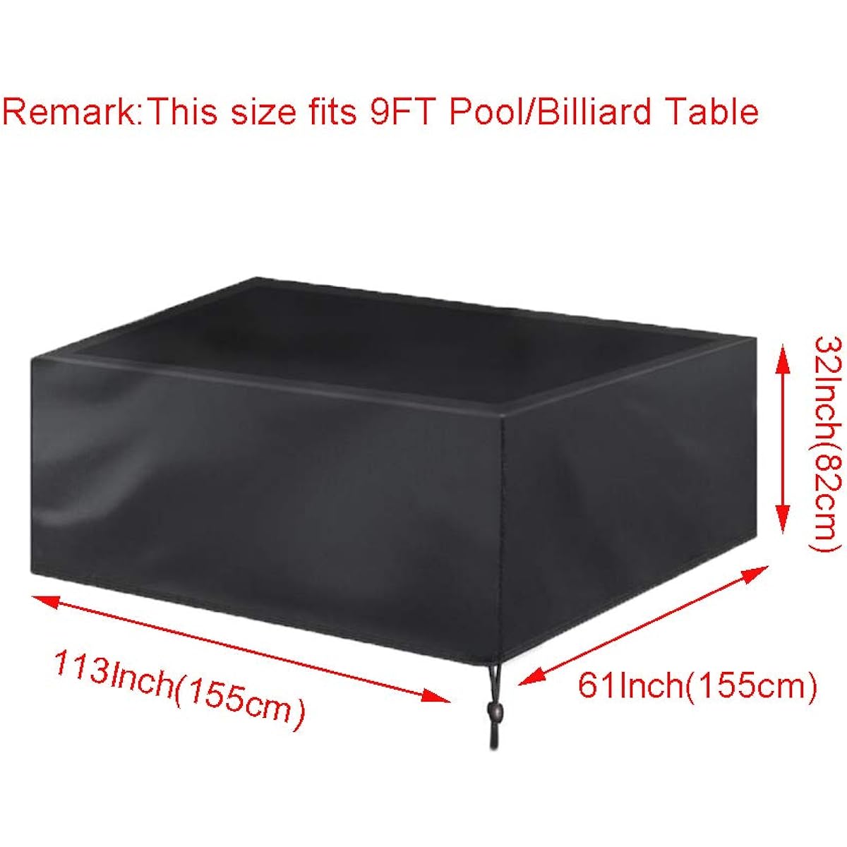 Comily Plus+ Billiard Pool Table Cover Universal Waterproof 210D Polyester