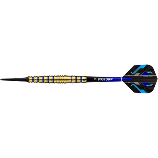 Harrows Darts Uni Adult Spanner Gold Blue Dart Soft 18g