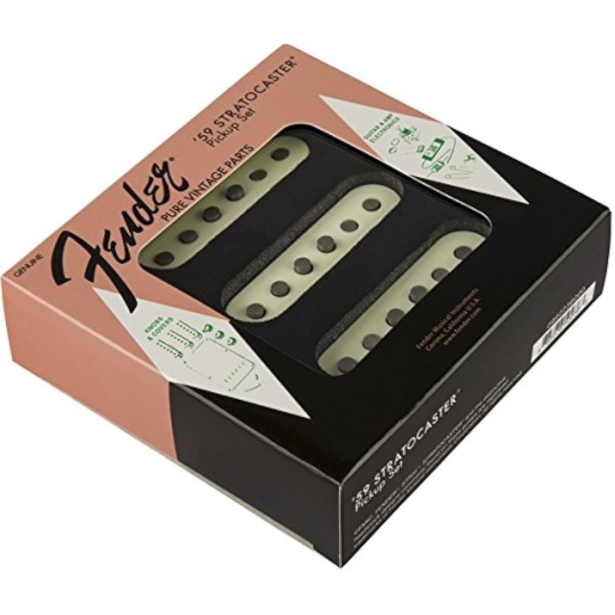 Fender ◆Fender Pure Vintage '59 Stratocaster Pickup SET◆ Strat Stratocaster guitar pickup 3-piece set "parallel import goods" single coil