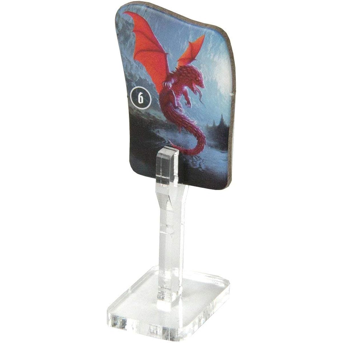 The Broken Token Flying Stand (10) - Clear Base