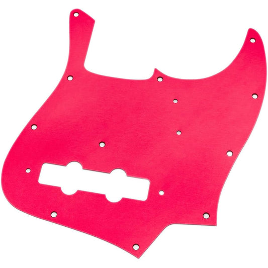 Anodized pickguard for Jazz Bass 60s Red Made of metal, compatible with instruments manufactured based on the 60s model such as Fender 3