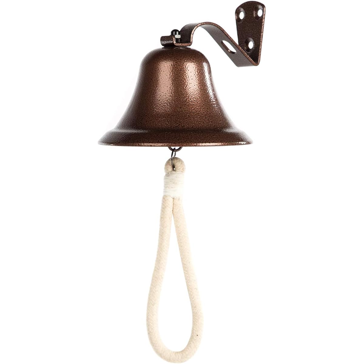 wmm Outdoor Dinner Bell Bracket Mounts Bells to Indoor and Outdoor Walls Large Watch/Indoor/Outdoor/Last Order/Pub/Door/School/Dinner/Reception Wall Bell