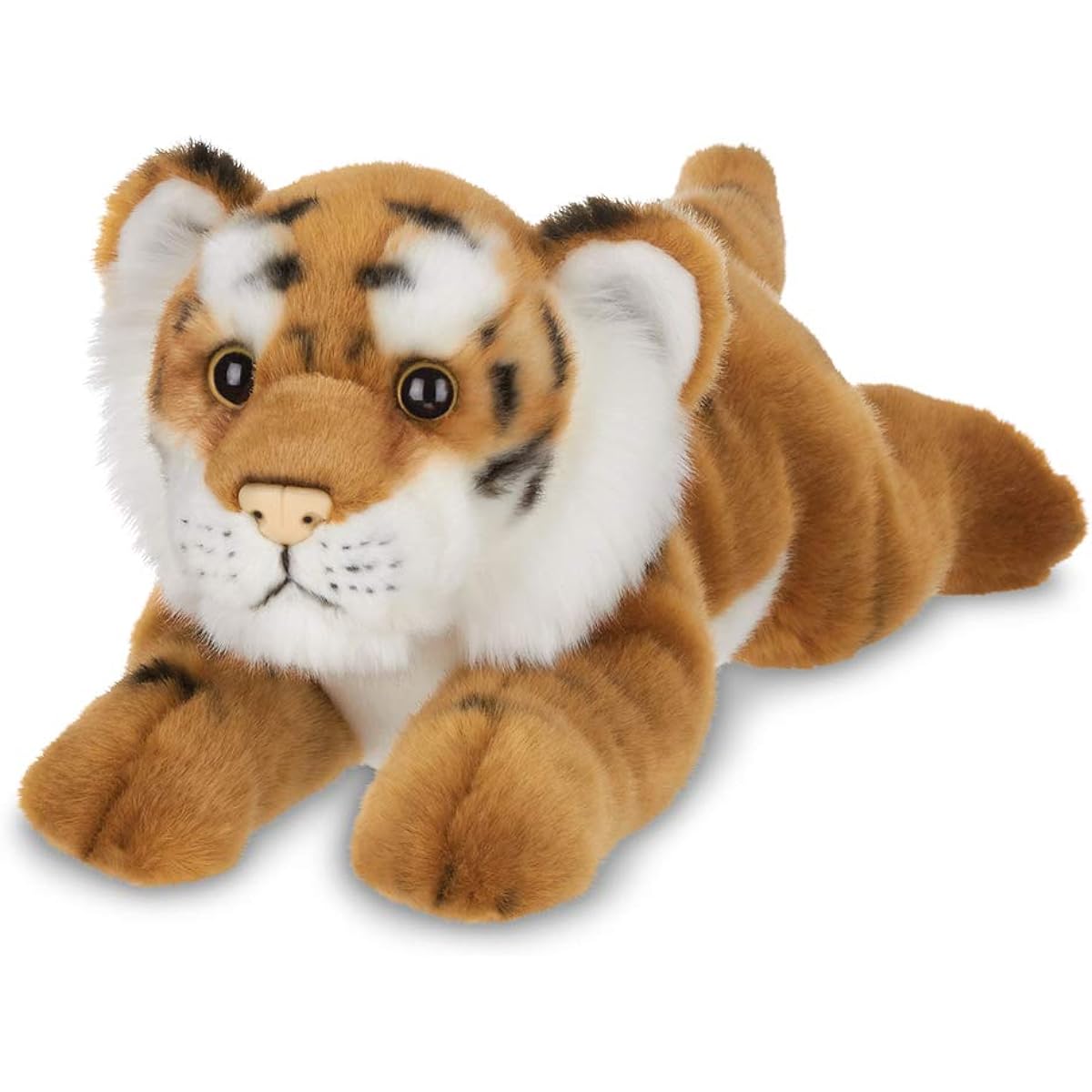 Bearington Saber Plush Tiger Stuffed Animal 14"