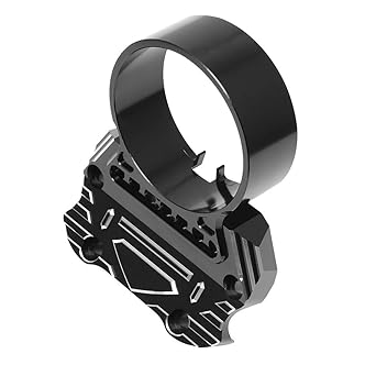 AQIMY Motorcycle Black Instrument Bracket Speedometer Replacement Cover for Harley Sportster XL883 Custom Low 1200 style-3 Black MP-233C