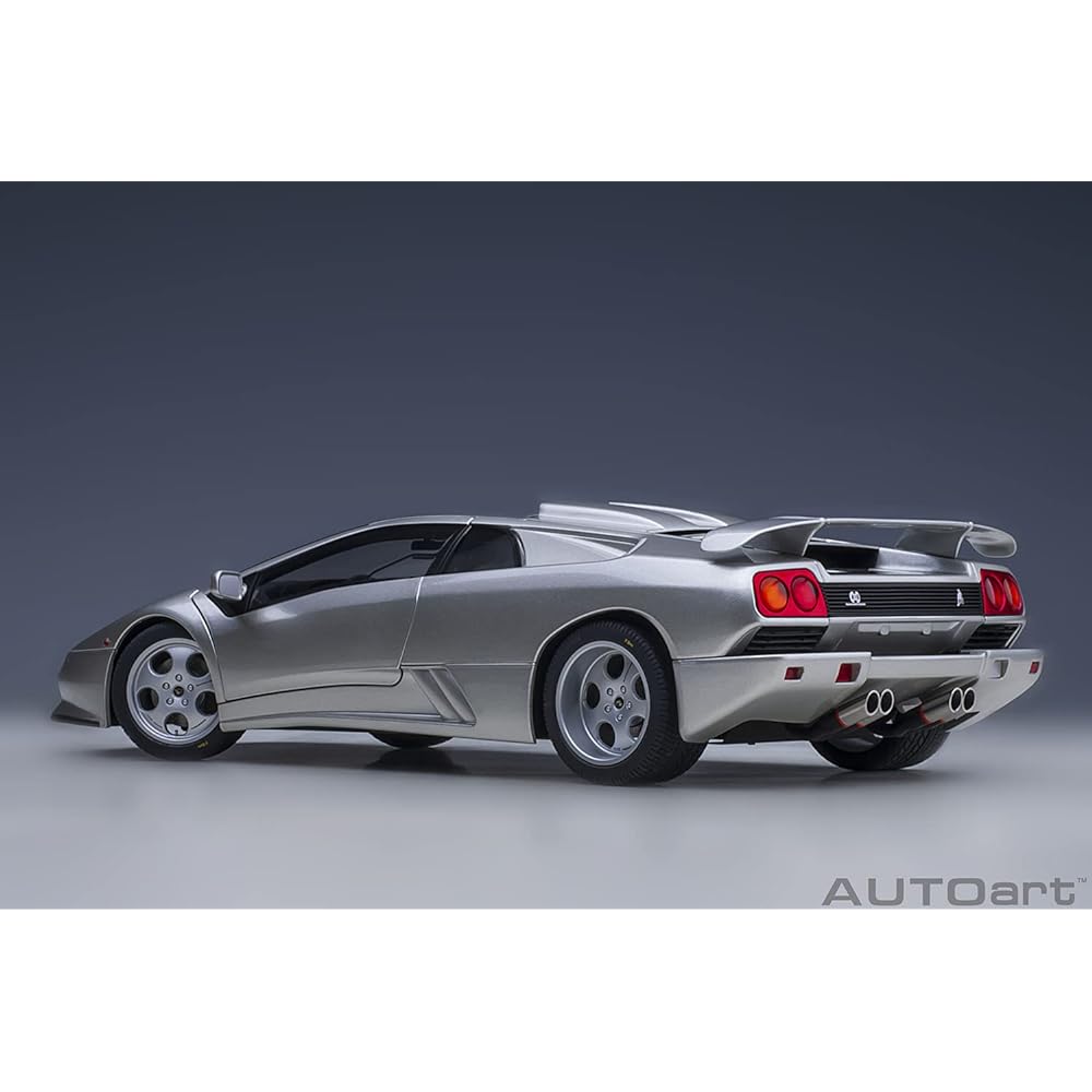 AUTOart 1/18 Lamborghini Diablo SE30 Jota TITANIO/Metallic Silver Finished Product 79143