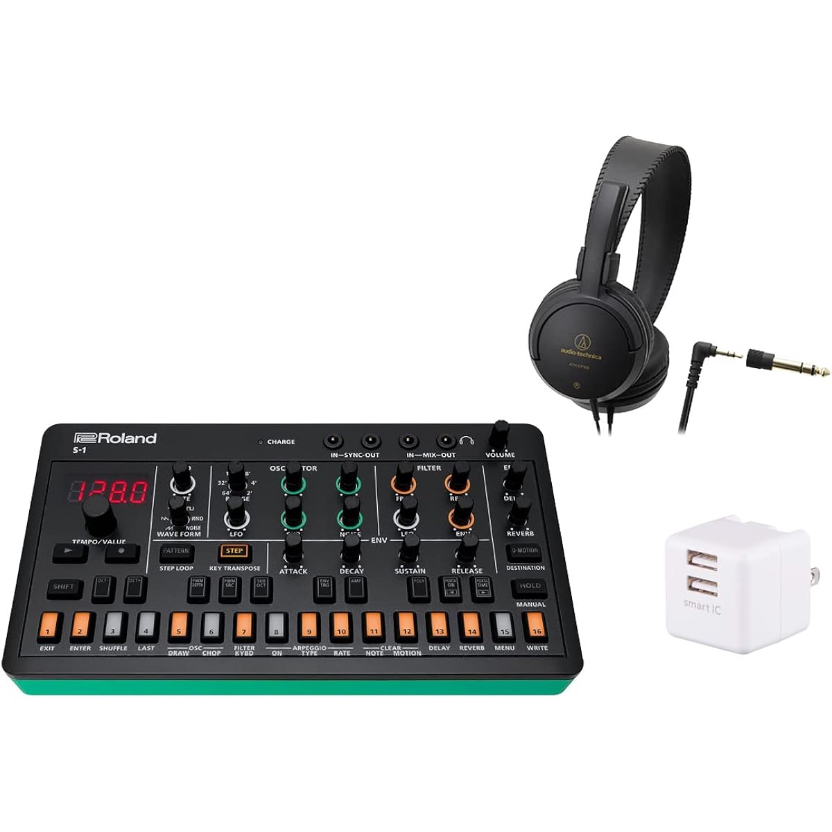 Roland Roland/AIRA Compact S-1 TWEAK SYNTHESIZER [USB power adapter & headphone set! ]