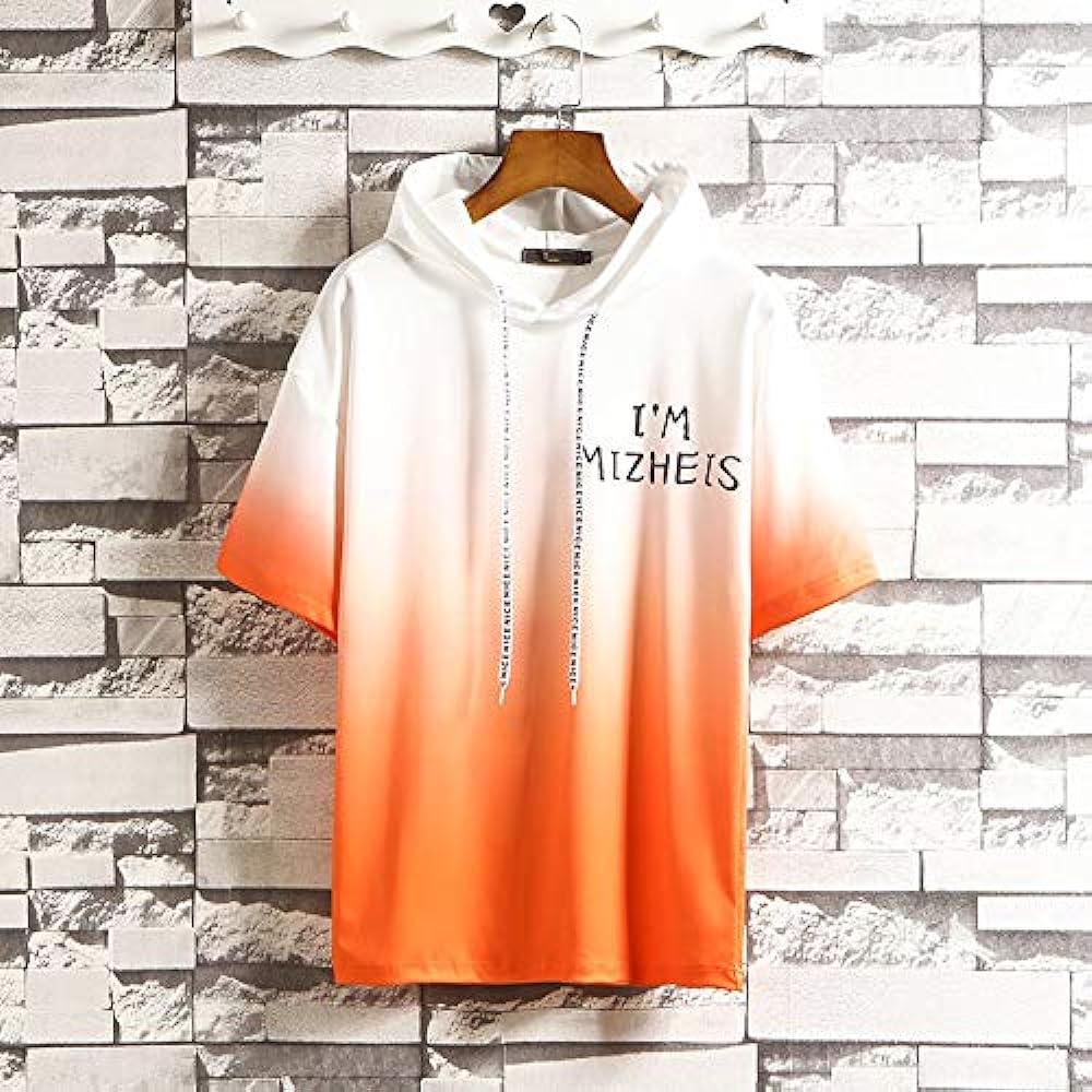[Lemon Tree Seven] Cool Touch Hoodie, Gradient, Summer, Matching Look, Hoodie, T-Shirt + Pants Setup, Couples, Men's, Women's, Short Sleeve, Long Sleeve, Hoodie, Hooded, Unisex, Tops, Bottoms, Pair, School