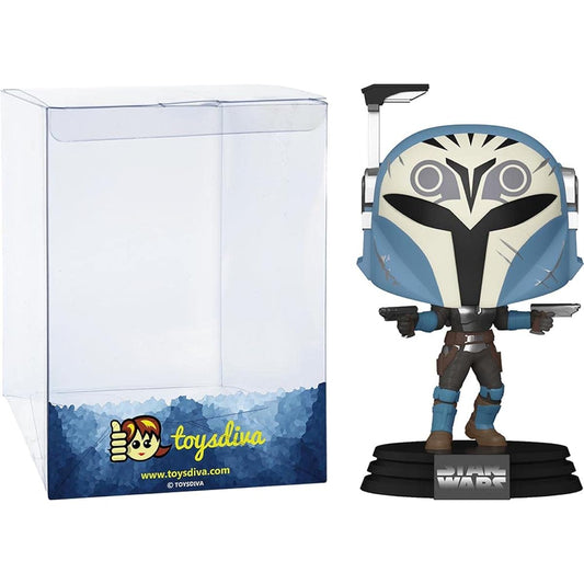 Bo-Katan Kryze: P o p ! Vinyl Figure Bundle with 1 Compatible "ToysDiva" Graphic Protector (463 - 54523 - B)