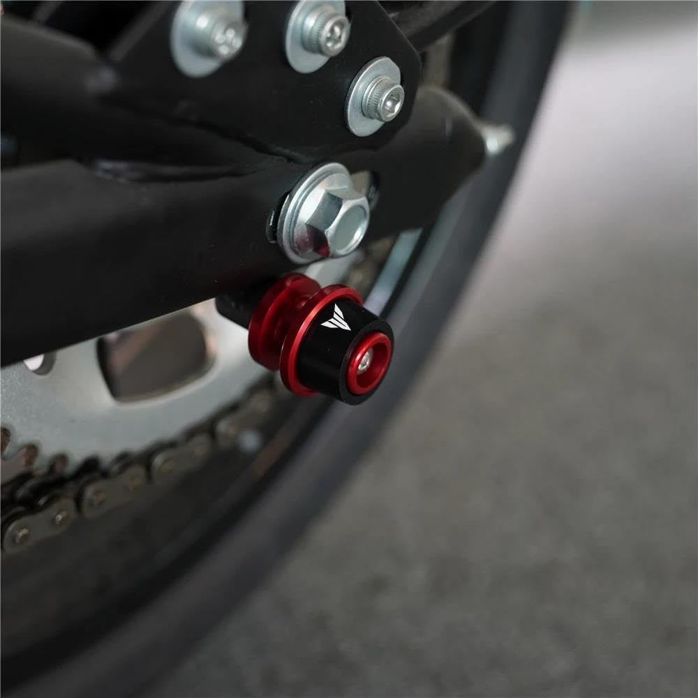 Bike Stand Swing Arm Slider 6mm Spool Motorcycle Accessories CNC Swing Arm Spool Slider Stand Screw For MT09 Tracer TRACER 900 900gt Mt10 Mt03 (Color: Black, Size: B)